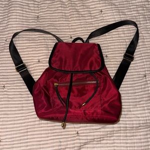 Burgundy Mini Backpack